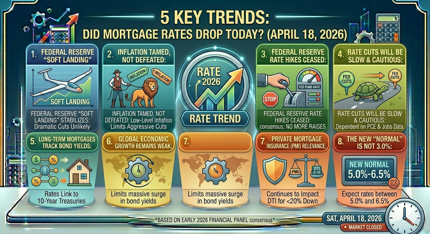 5 Key Trends: Did Mortgage Rates Drop Today? (April 18, 2026)